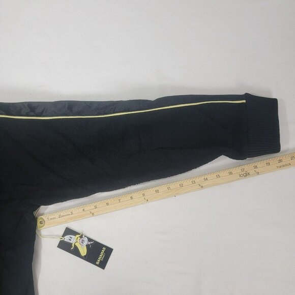 Bananas Monkey Track Suit Jacket Size Large Black NEW NIB Zip Up Soft Thick Warm - Picture 7 of 9